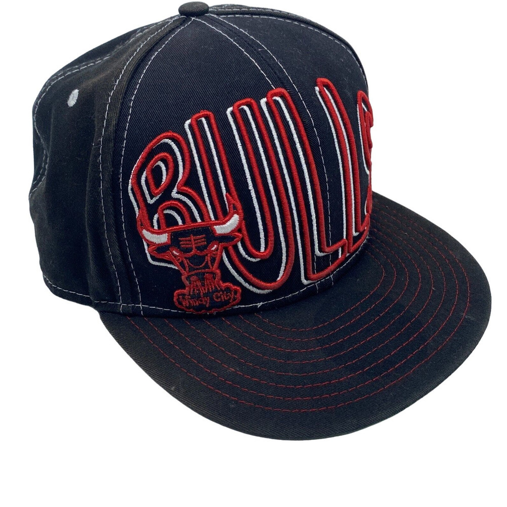 NBA New Era Chicago Bulls Snapback 9Fifty Lg Print Baseball Cap Hat Windy City